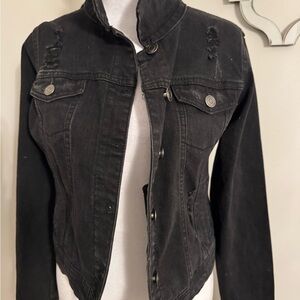 Classic Black Denim Jacket